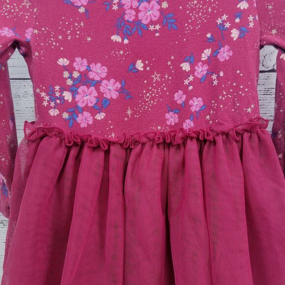 Girls‎ Carter's Floral Jersey Tutu Dress Toddler 3T - Picture 2 of 8